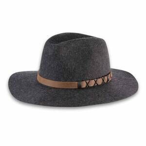 NEW PISTIL women's soho wide brim hat in charcoal